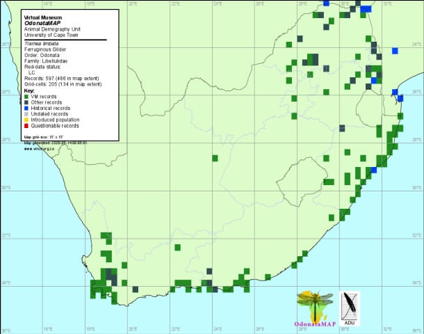 Distribution Map South Africa Distribution Map May 2020